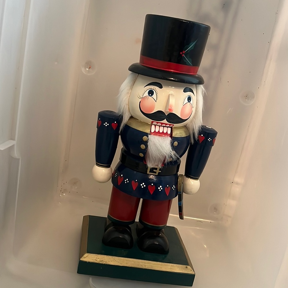 Wooden Nutcracker on base